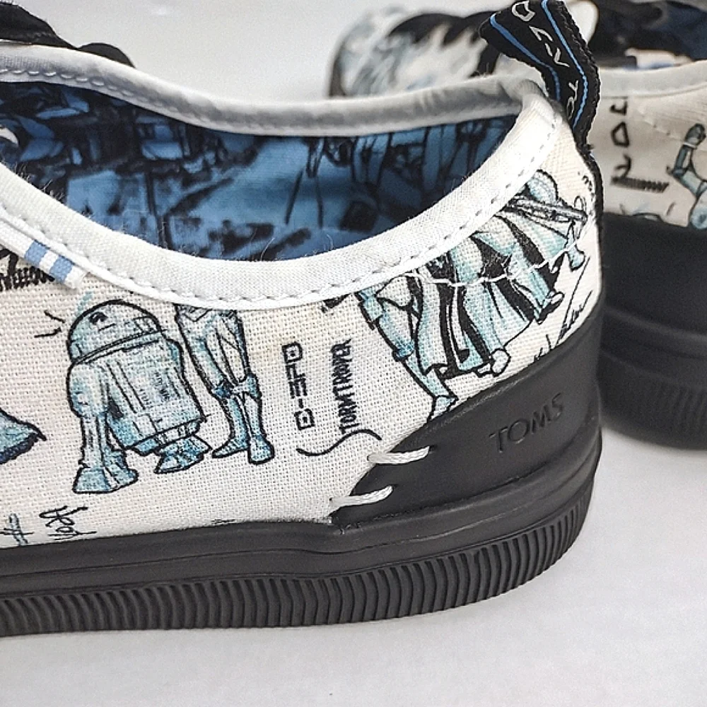 Star Wars X Toms Limited Edition Travel Lite Sneakers Size 9.5 - Picture 9 of 15